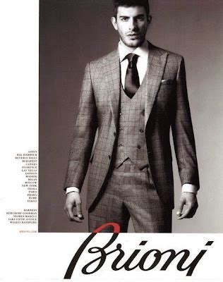 brioni custom designed clothes.